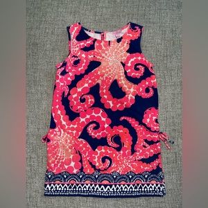 LILLY PULITZER girls size 8-10 Octopus Print Dress